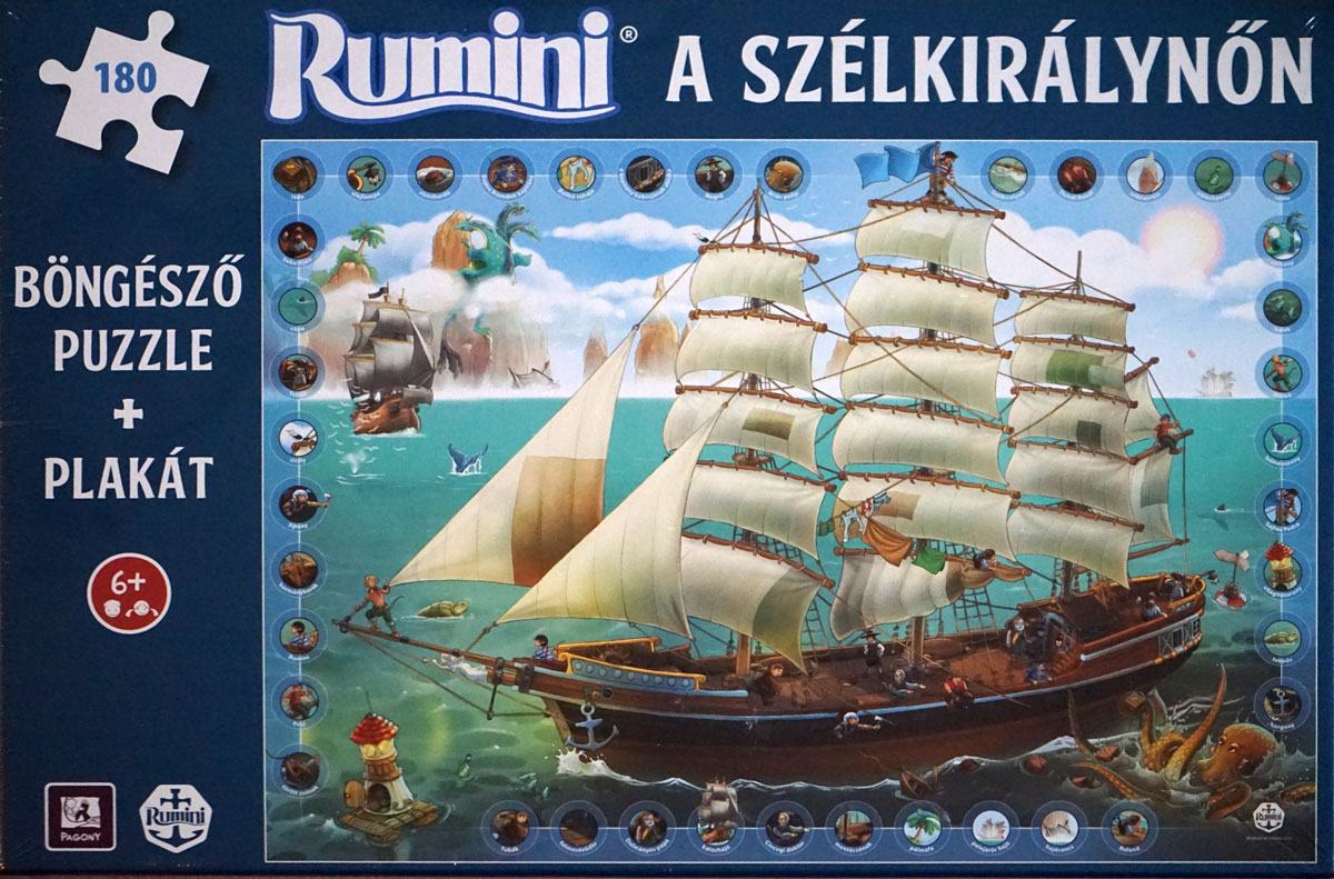 Böngésző puzzle – Rumini a szélkirálynőn 180db-os