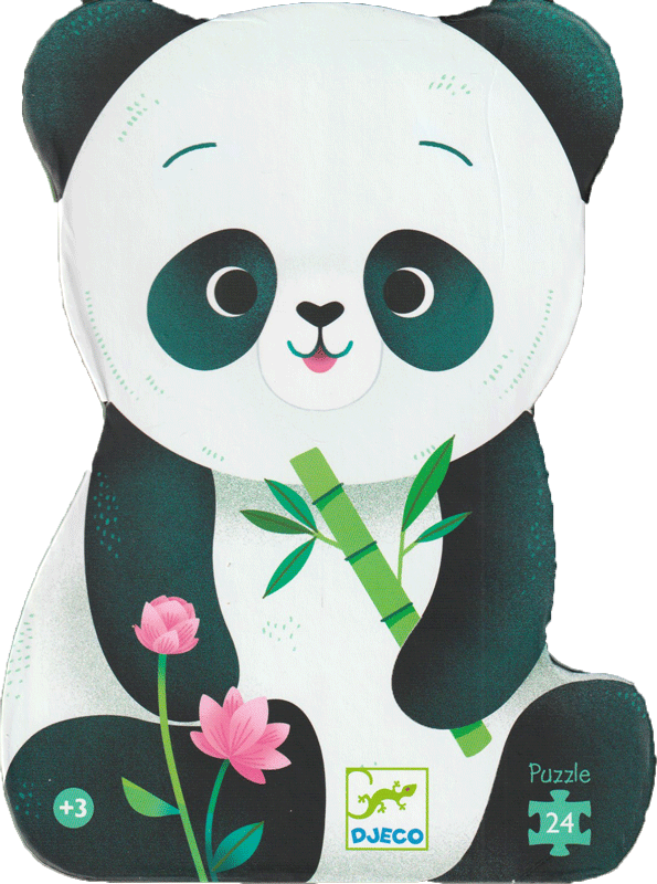 Formadobozos puzzle – Pici Panda – 24 db-os Djeco kirakó