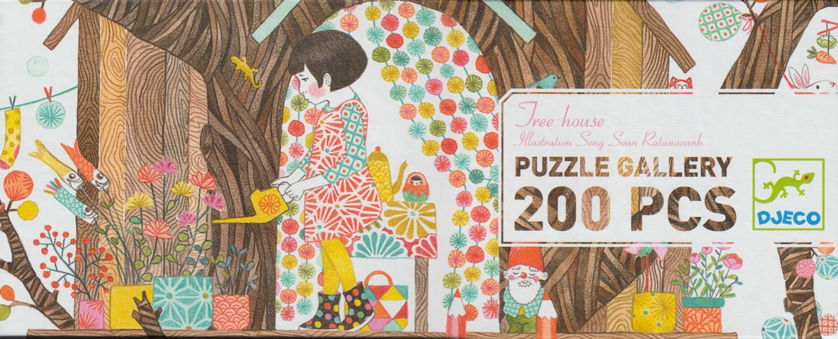 Művész puzzle – Faházikó – 200 db-os kirakó – Djeco
