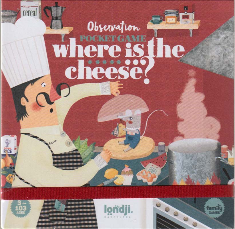 Hol a … sajt? Utazós társas – Pocket Where is the … cheese? – Londji