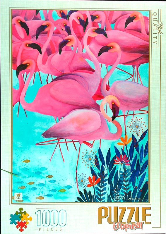 Kürti Andrea: Flamingók – 1000 db-os puzzle