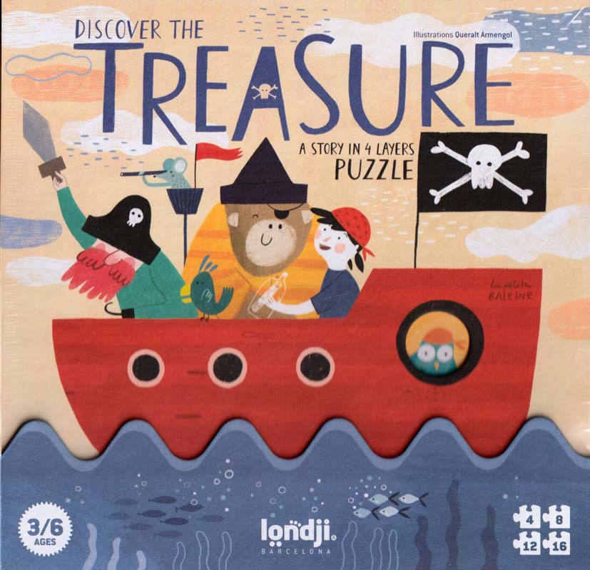 Fedezd fel a kincset – 4 rétegű Londji puzzle Fedezd fel a kincset – 4 rétegű Londji puzzle