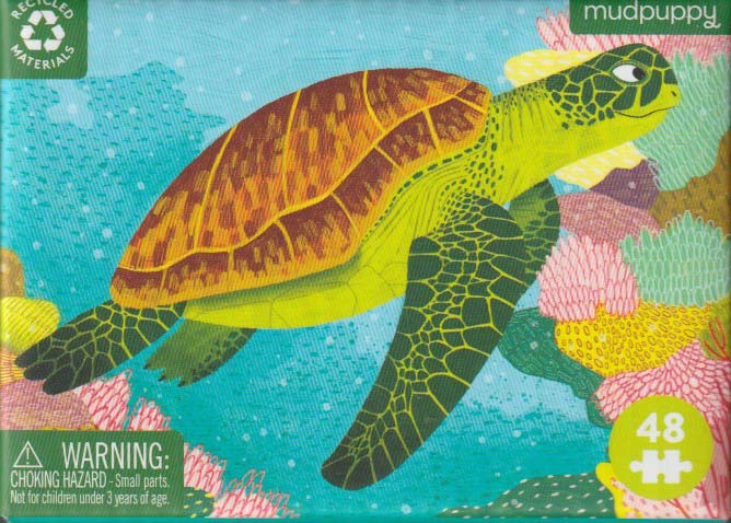 Tengeri teknős – 48 db-os Mudpuppy mini puzzle