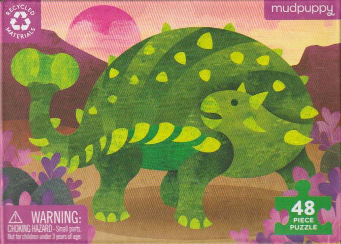 Ankiloszaurusz- 48 db-os Mudpuppy mini puzzle