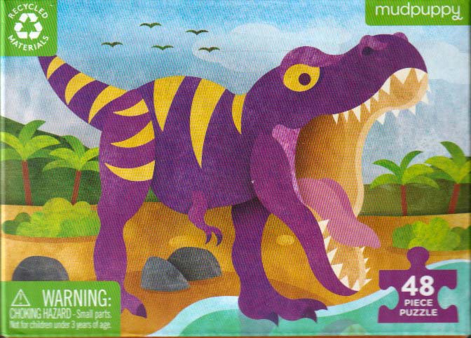 Tyrannoszaurusz Rex – 48 db-os Mudpuppy mini puzzle