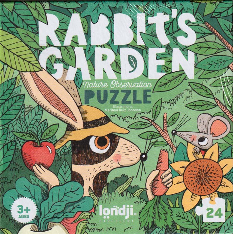 A nyuszi kertje – 24 db-os böngésző puzzle – Londji