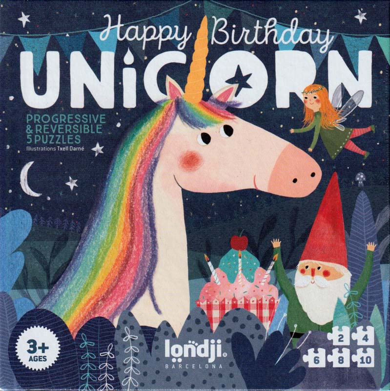 Boldog szülinapot Egyszarvú! – Happy Birthday Unicorn – Londji Puzzle