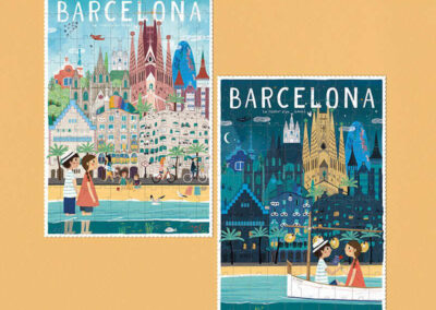 Barcelona Skyline Puzzle (1)