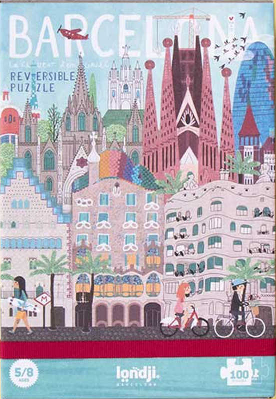 Barcelona Skyline Reversible Puzzle – Barcelona felhőkarcolók megfordítható 100 db-os puzzle Barcelona Skyline Reversible Puzzle – Barcelona felhőkarcolók megfordítható 100 db-os puzzle