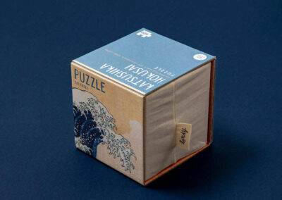 Cube Puzzle - (HOKUSAI) THE WAVE