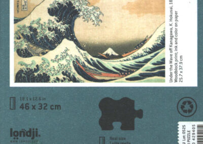 Cube Puzzle - (HOKUSAI) THE WAVE h