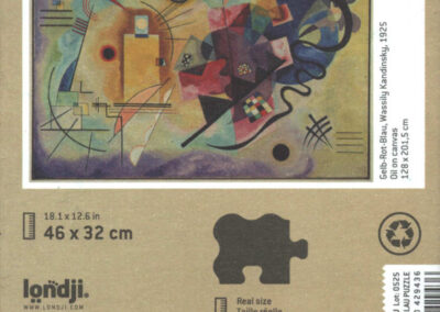 Cube Puzzle - (KANDISNKY) GELB-ROT-BLAU h