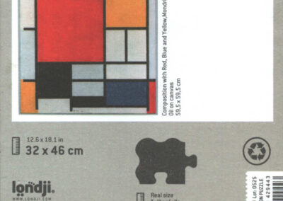 Cube Puzzle - (MONDRIAN) COMPOSITION h