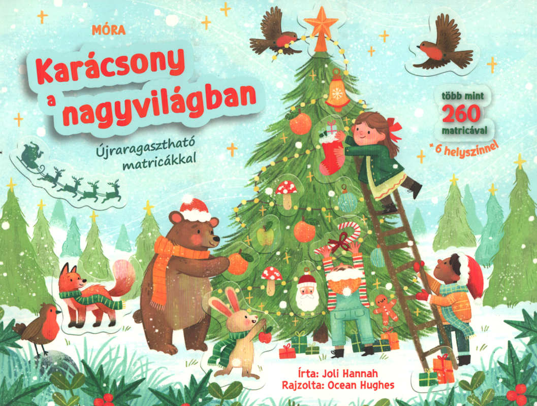 Karácsony a nagyvilágban – újraragasztható matricákkal Karácsony a nagyvilágban – újraragasztható matricákkal